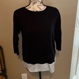Ann Taylor sweater/blouse. Sz small.